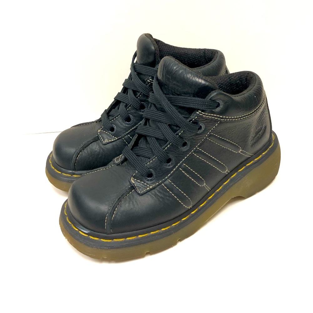 Vintage DR MARTENS 2C01 Black Clunky Funky Punky